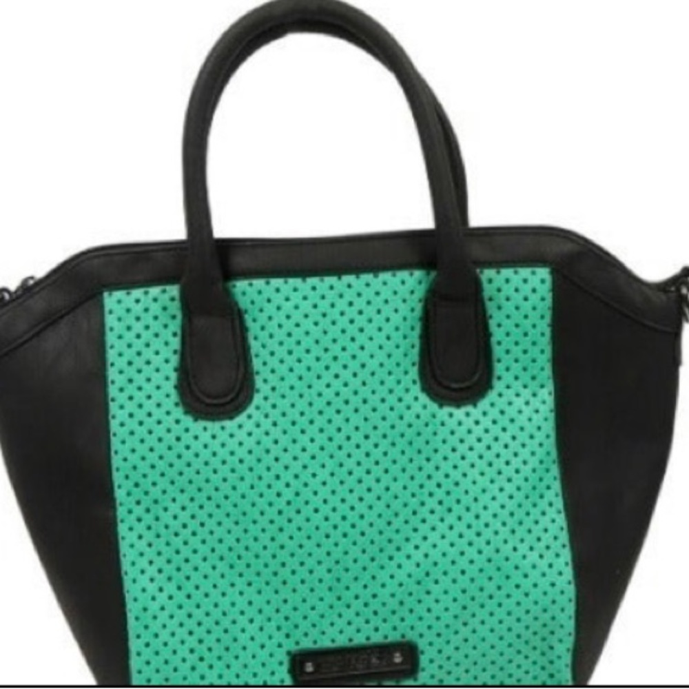 GG Rose by Rock Rebel Star Tote and Clutch Set- 🖤💚🖤